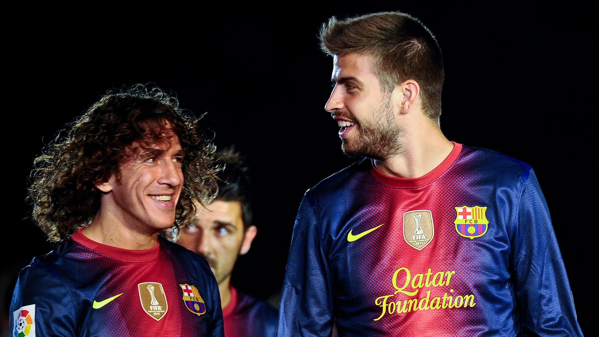 Gerard Pique Carles Puyol Barcelona