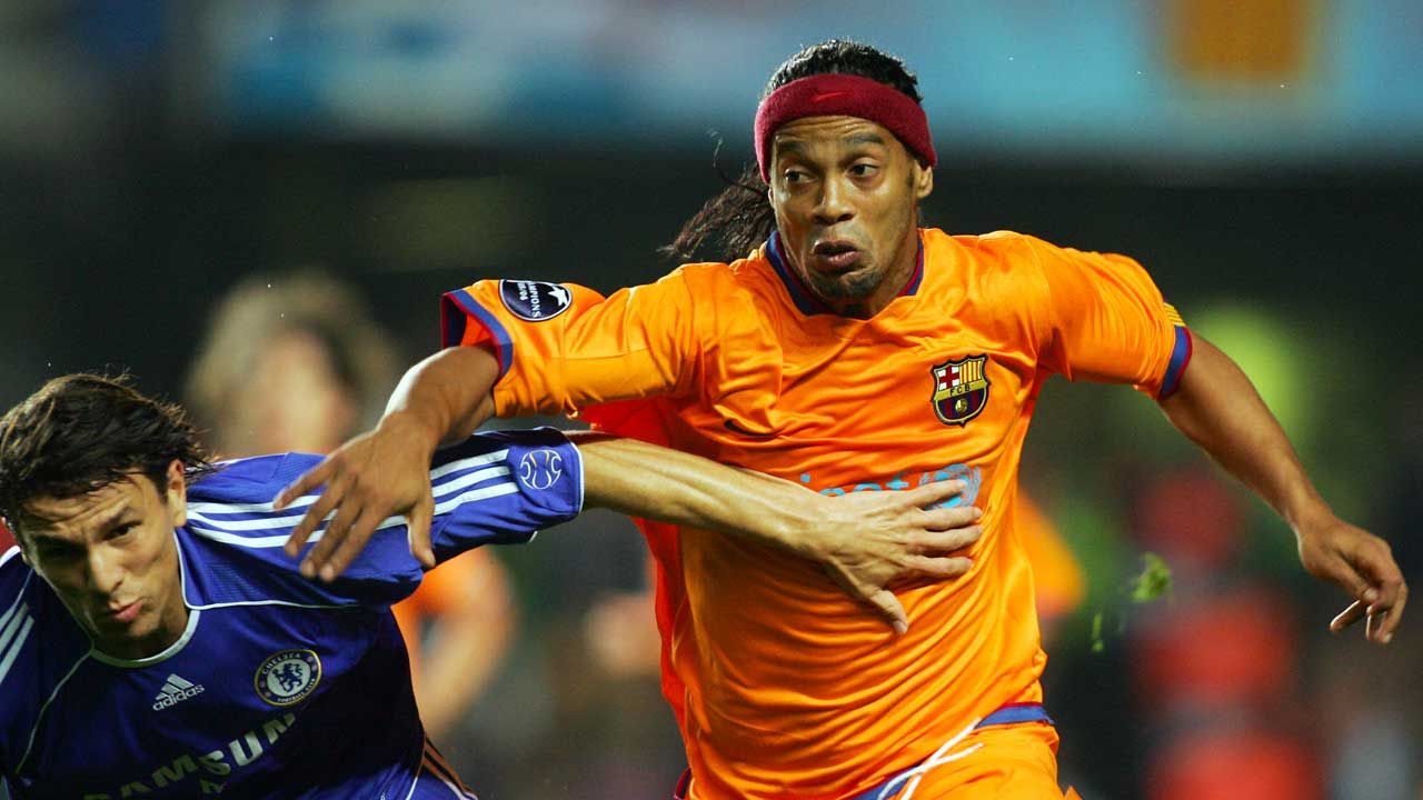 Khalid Boulahrouz and Ronaldinho
