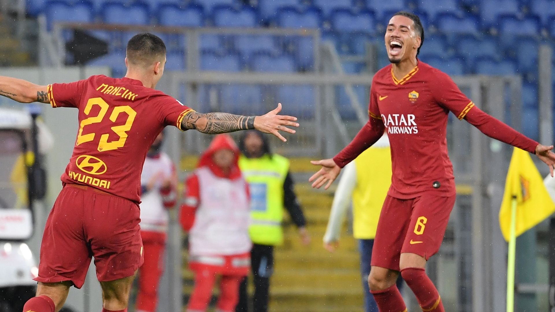Gianluca Mancini, Chris Smalling, Roma
