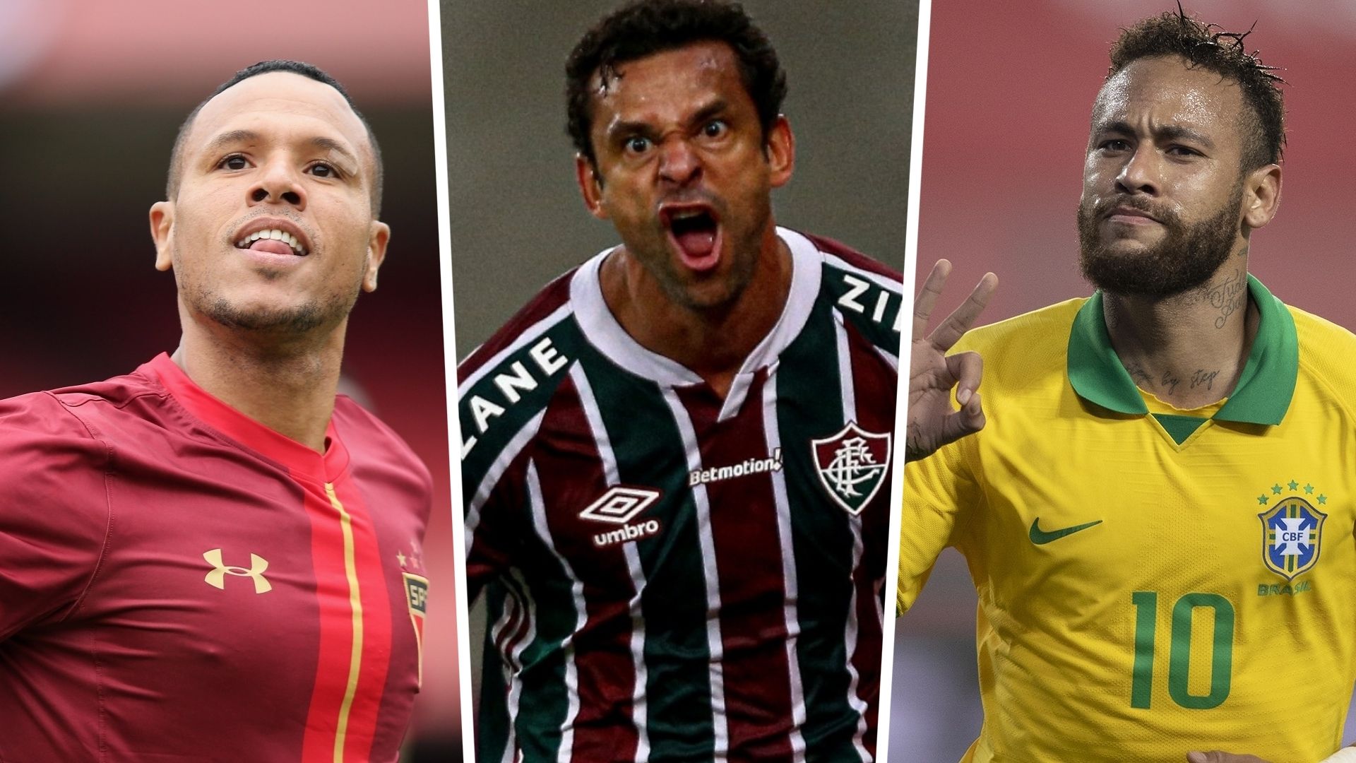 Luis Fabiano, Fred e Neymar - artilheiros século 21