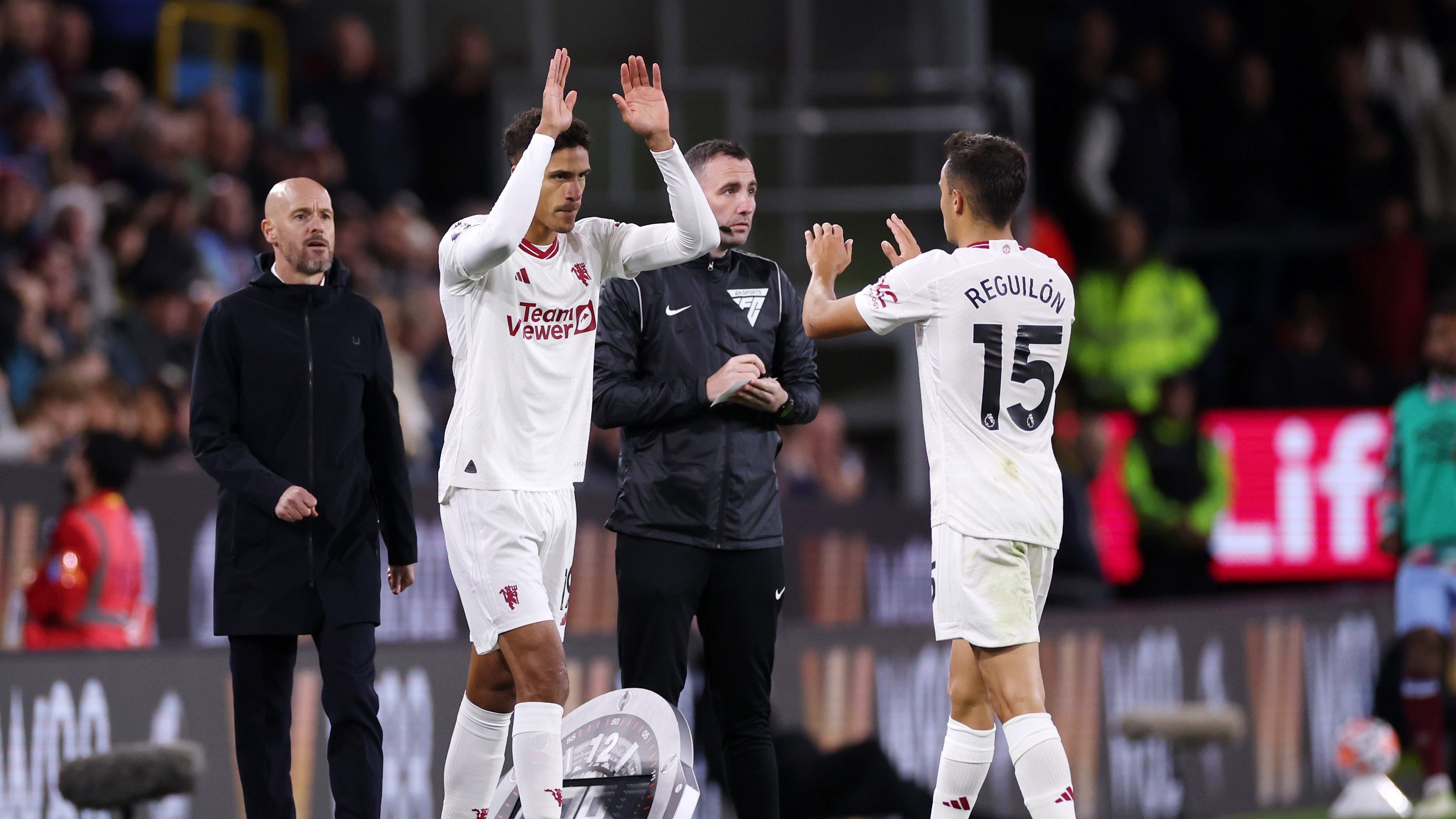 Sergio Reguilon substitution Burnley