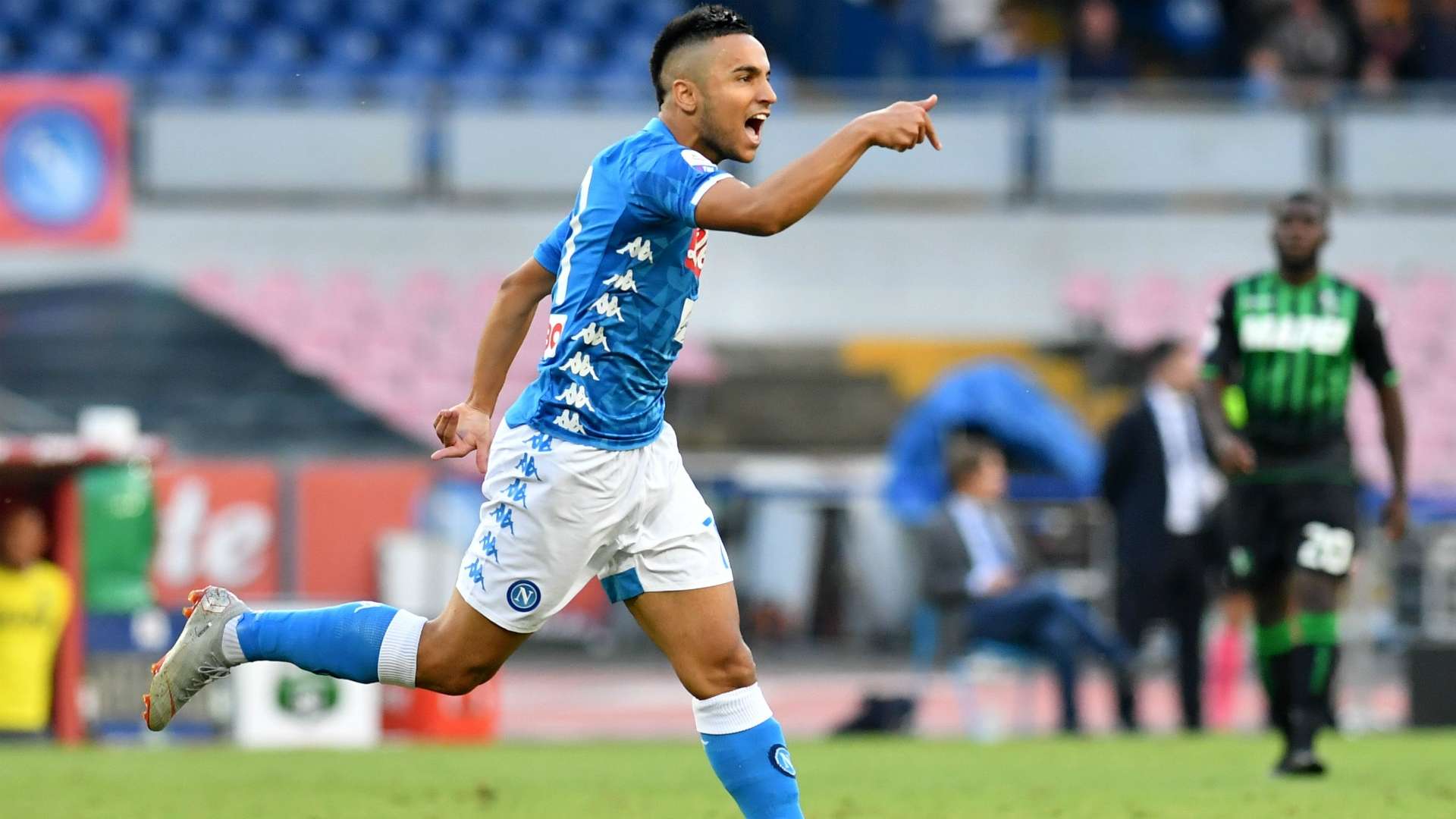 Adam Ounas Napoli Sassuolo Serie A
