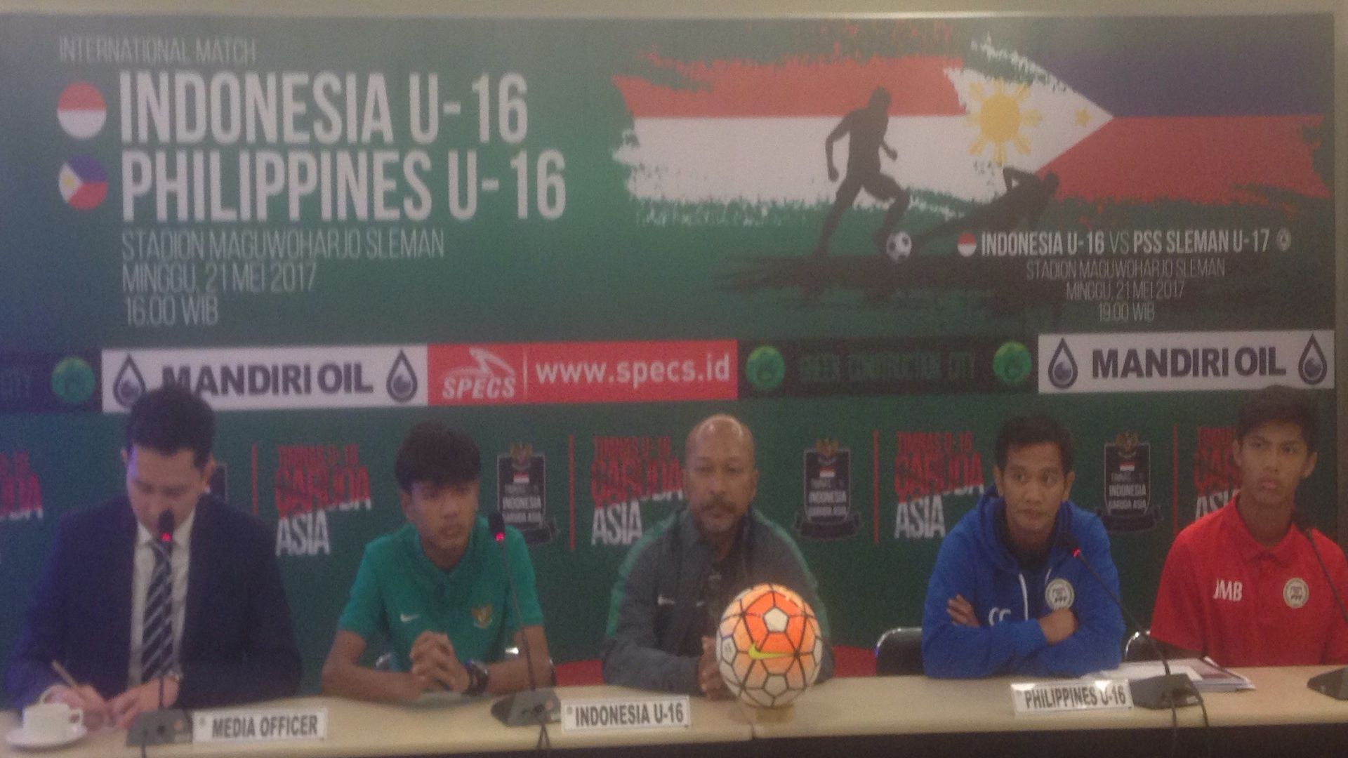 Pre Match Press Conference Indonesia U-16 vs Filipina U-16