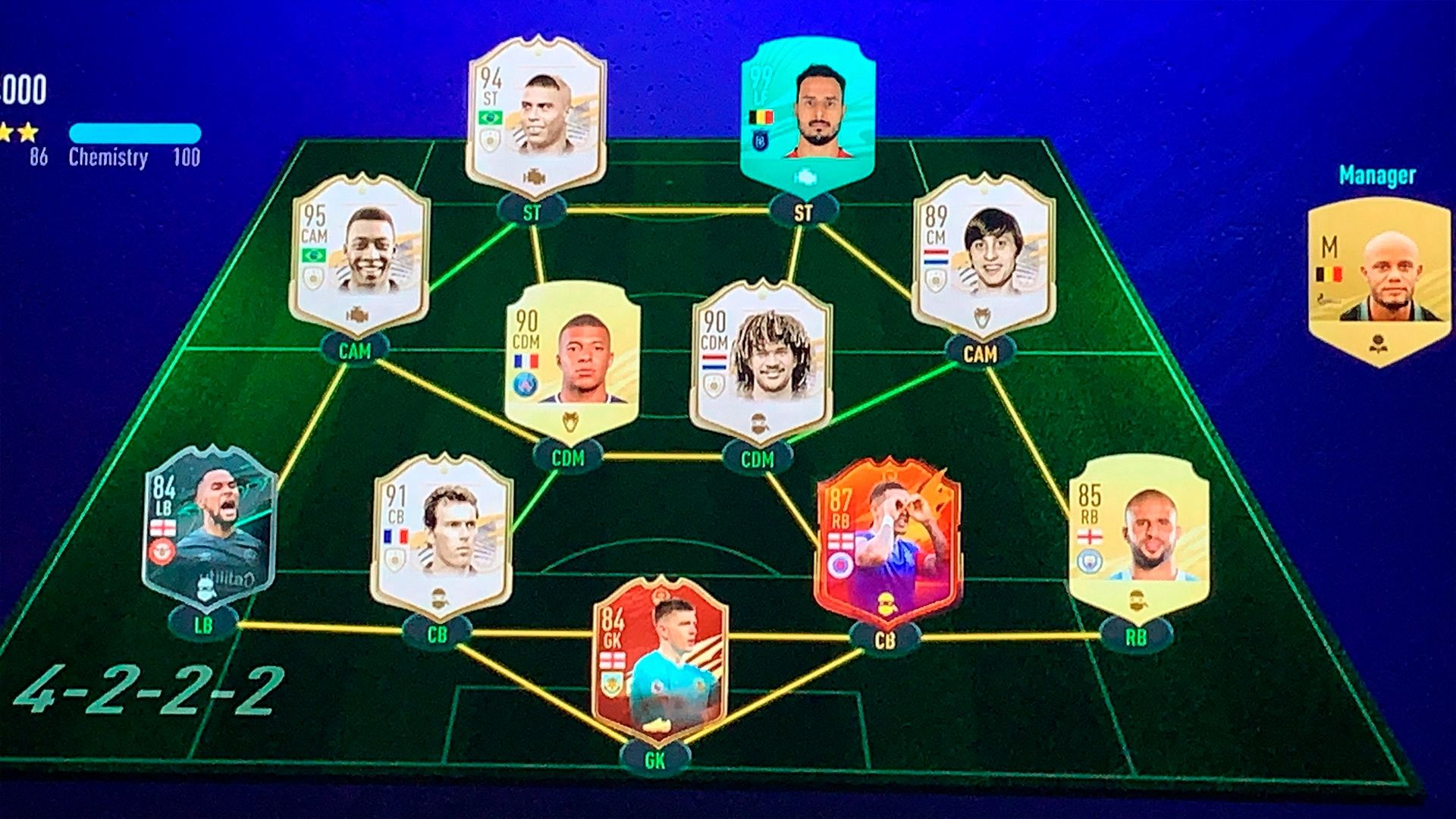 Chadli - time no FIFA 21