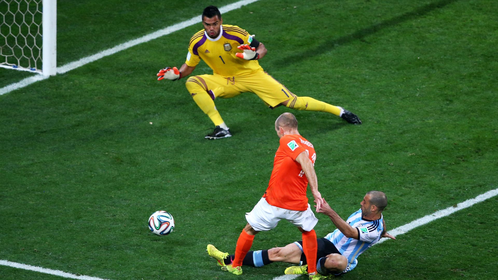 javier mascherano argentina holanda copa del mundo 2014