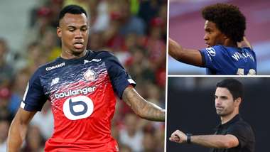 Gabriel Magalhaes Willian Mikel Arteta