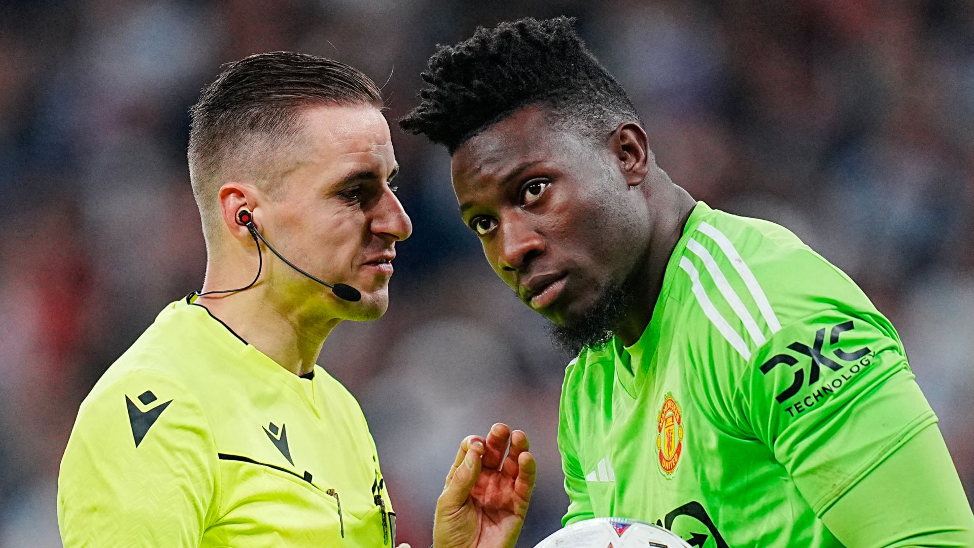 Andre Onana Manchester United referee 2023-24