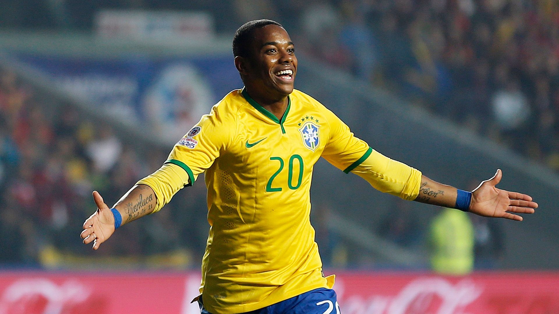 Robinho Brazil Paraguay Copa America quarter finals 27062015