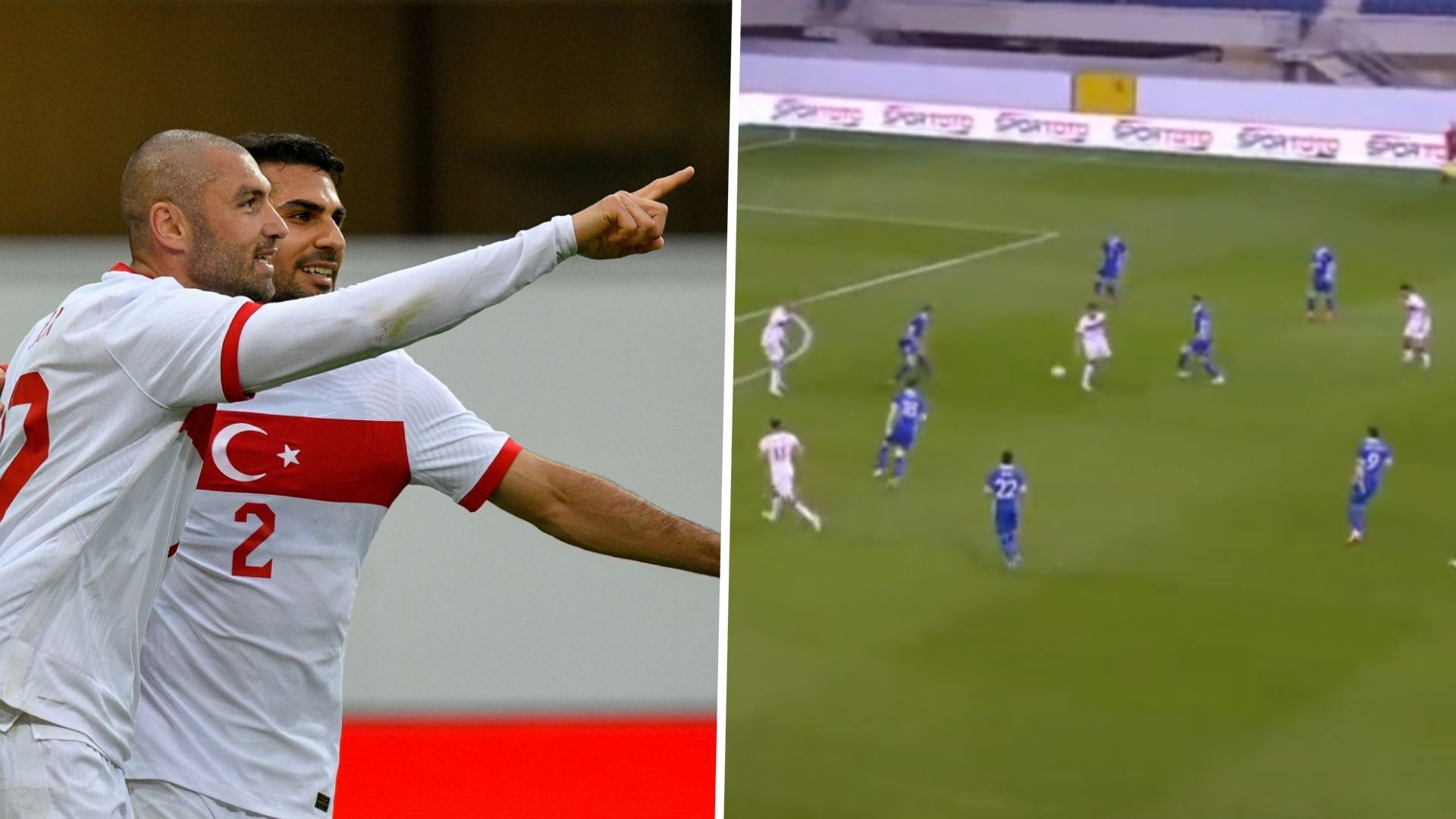 Burak Yilmaz Hakan Calhanoglu Turkey Moldova