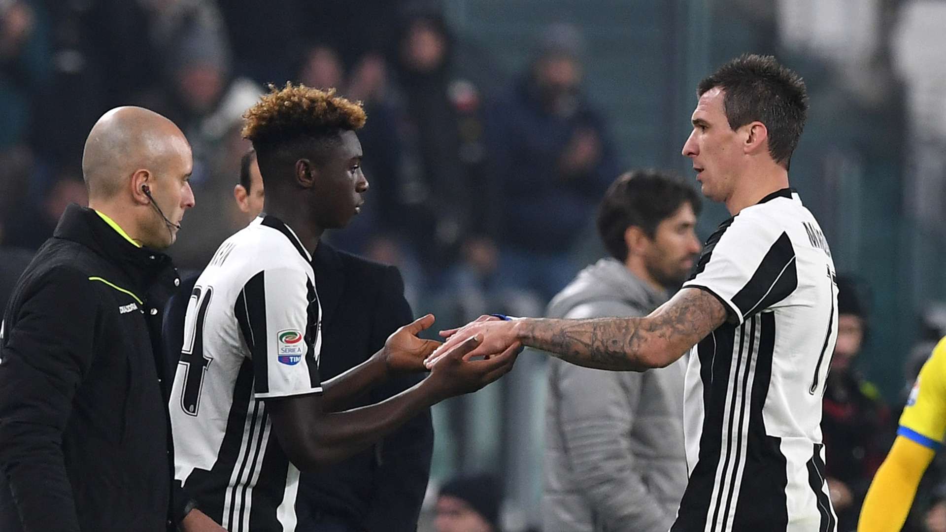 Moise Kean Mario Mandzukic Juventus