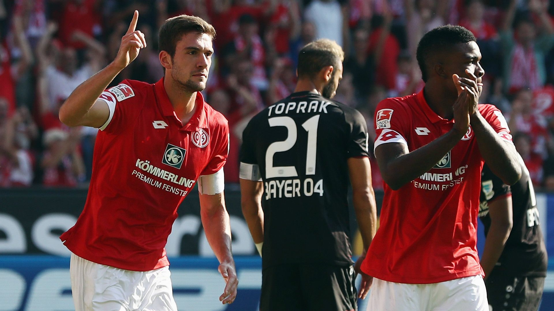 STEFAN BELL JHON CORDOBA MAINZ GERMAN BUNDESLIGA 24092016