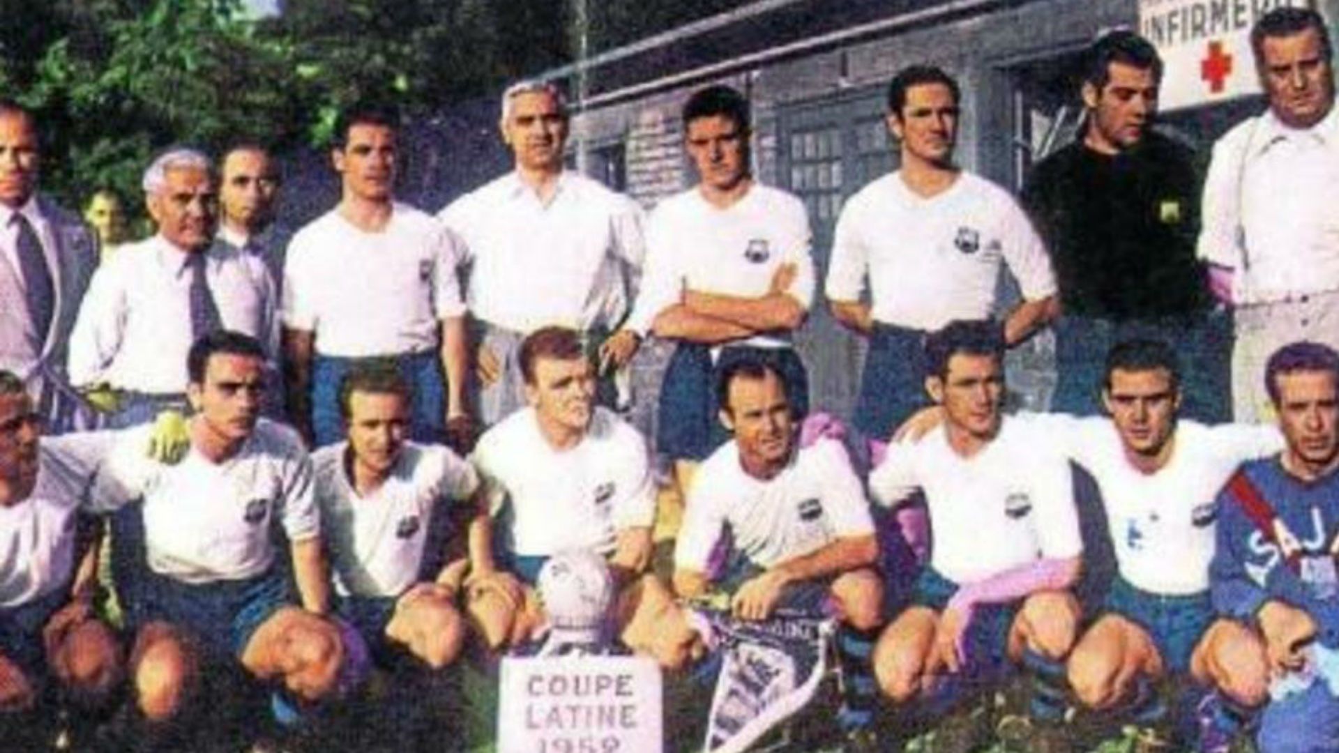 Barcelona branco Copa Latina 1952