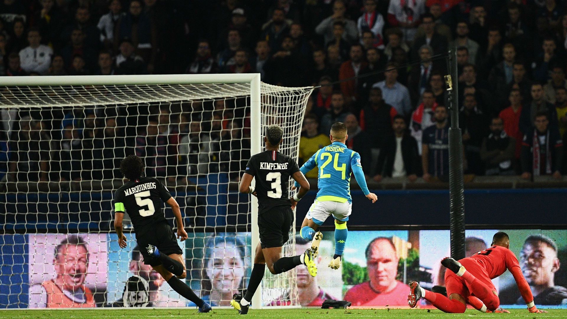 Lorenzo Insigne PSG Napoli UEFA Champions League 24102018