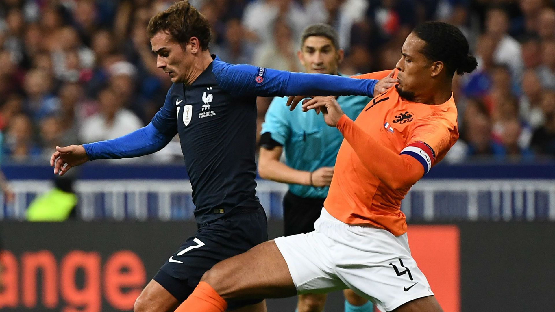 Antoine Griezmann Virgil Van Dijk France Netherlands Nations League 09092018