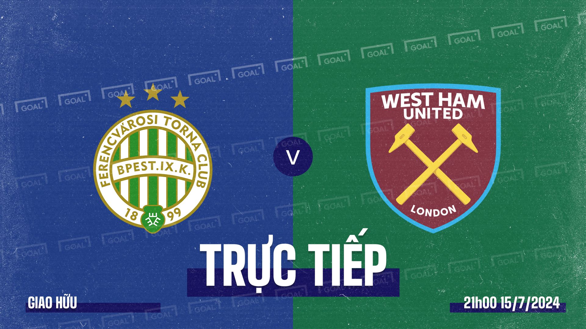 Ferencvaros vs West Ham 2024 GFX