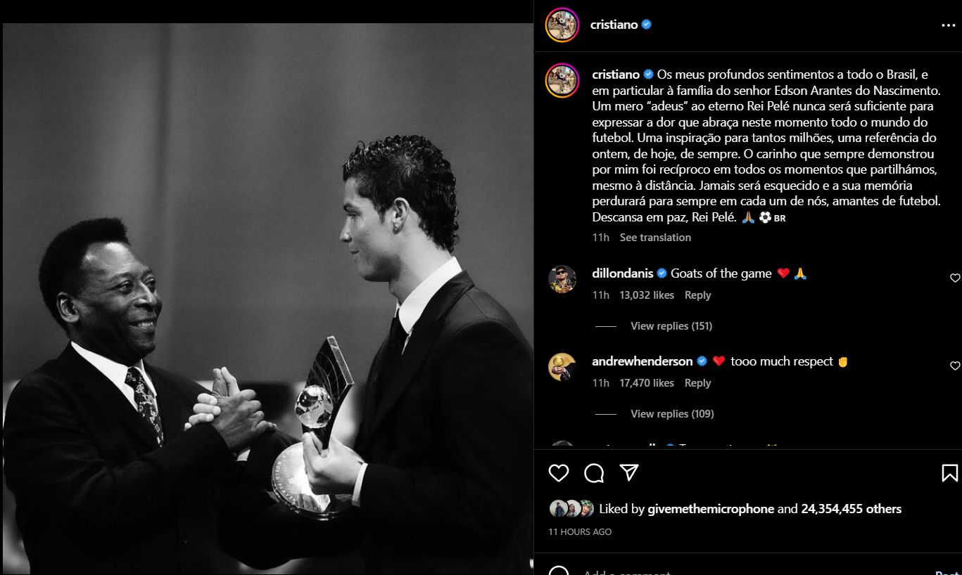 Cristiano Ronaldo Pele