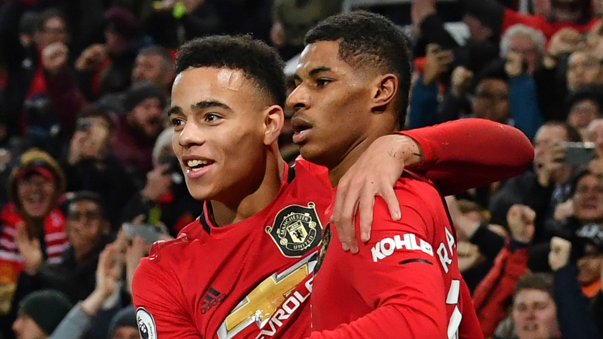 Mason Greenwood Marcus Rashford Manchester United 2019-20