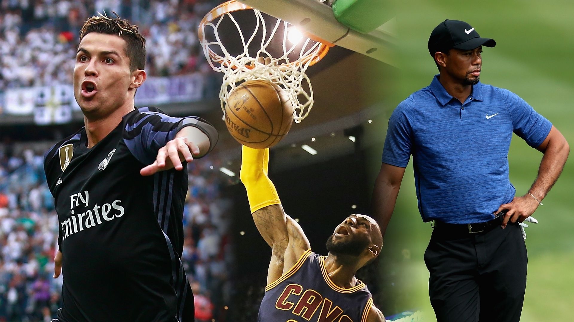 Ronaldo, LeBron, Tiger Woods split PCMS
