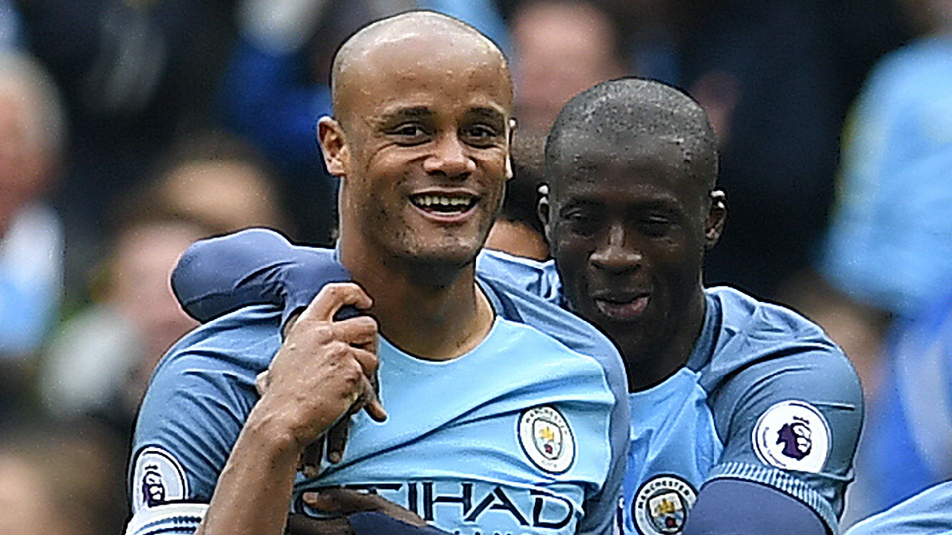 Vincent Kompany Yaya Youre Manchester City