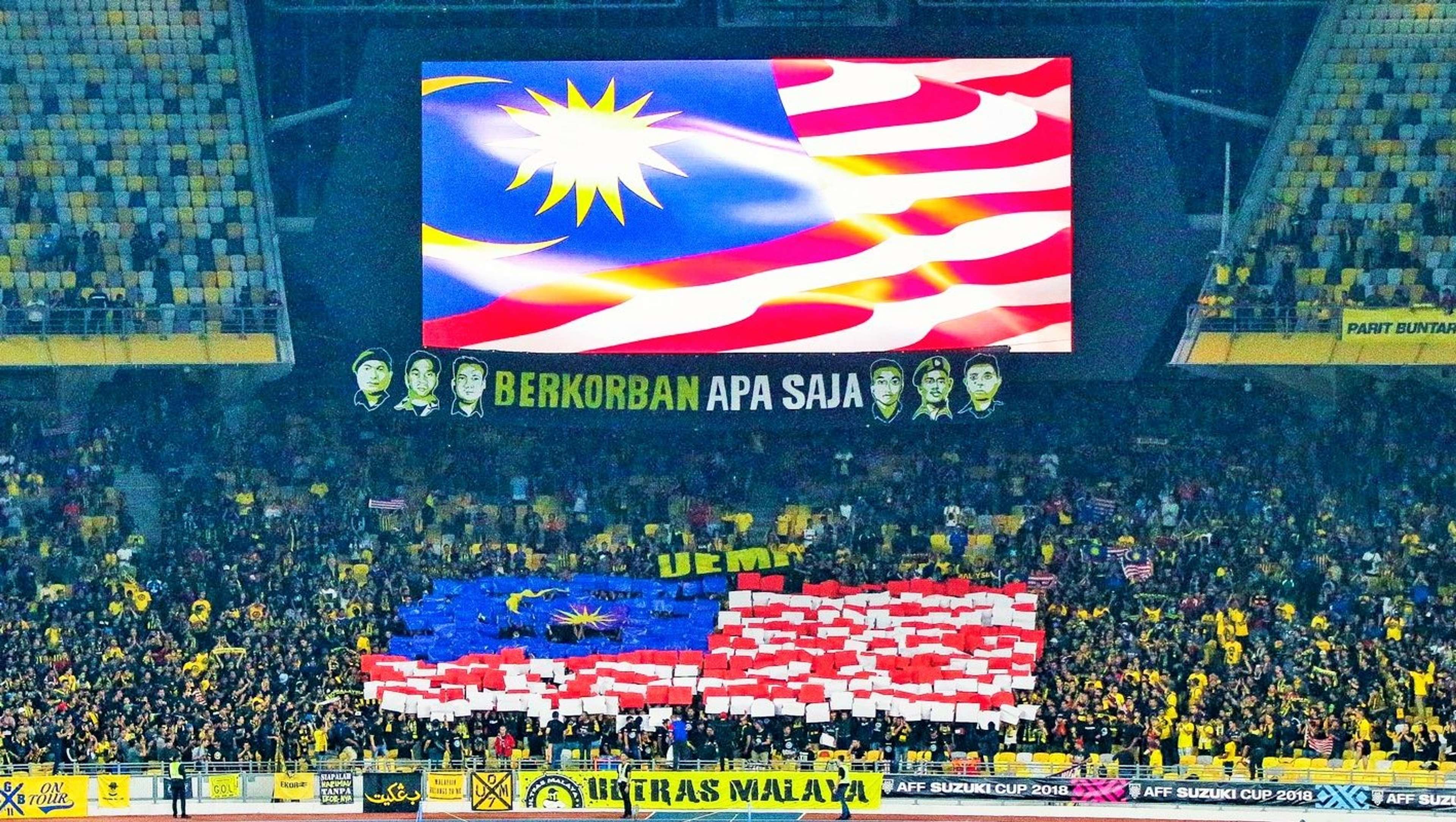 Ultras Malaya tribute tifo, AFF Championship, 13112018