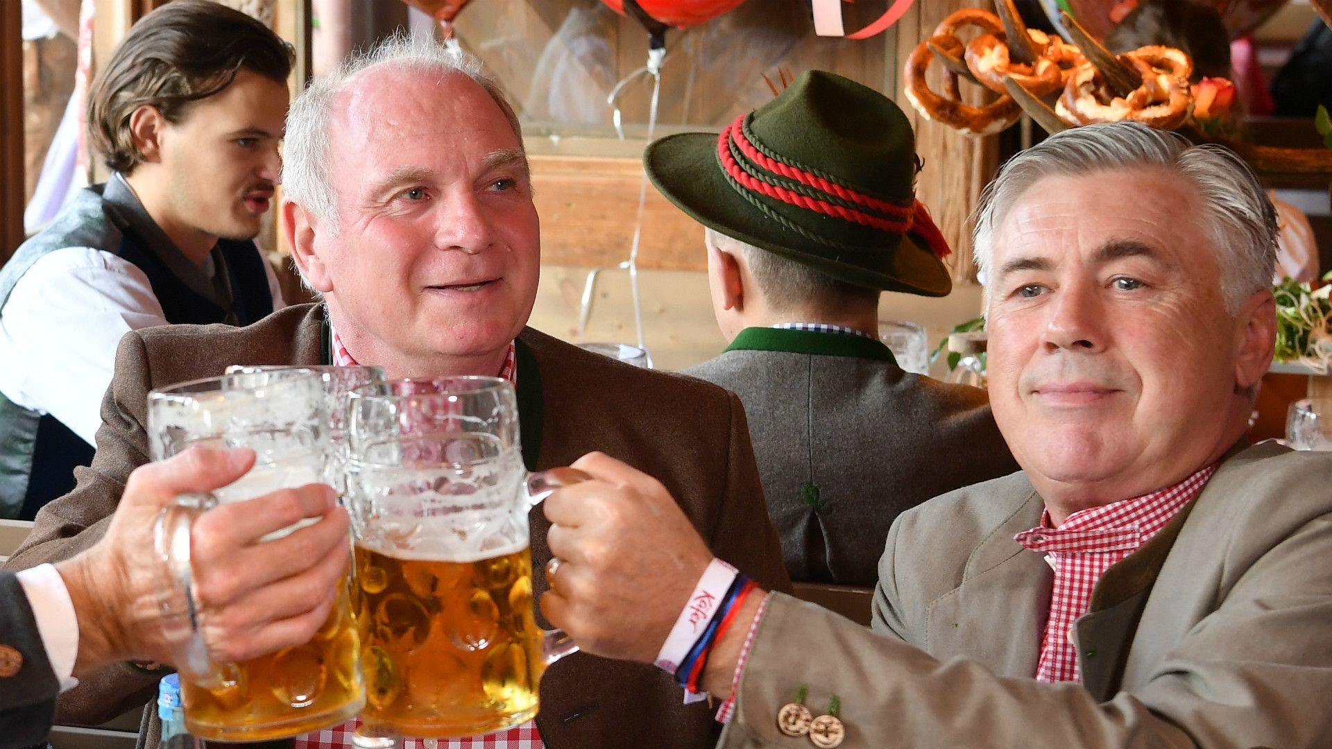 Carlo Ancelotto Bayern Munich Oktoberfest 2017