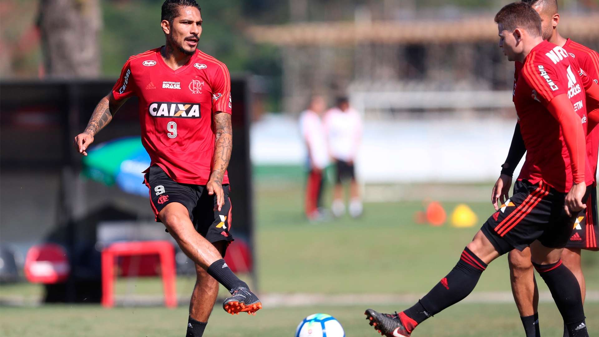 Paolo Guerrero Flamengo treino 05 05 18