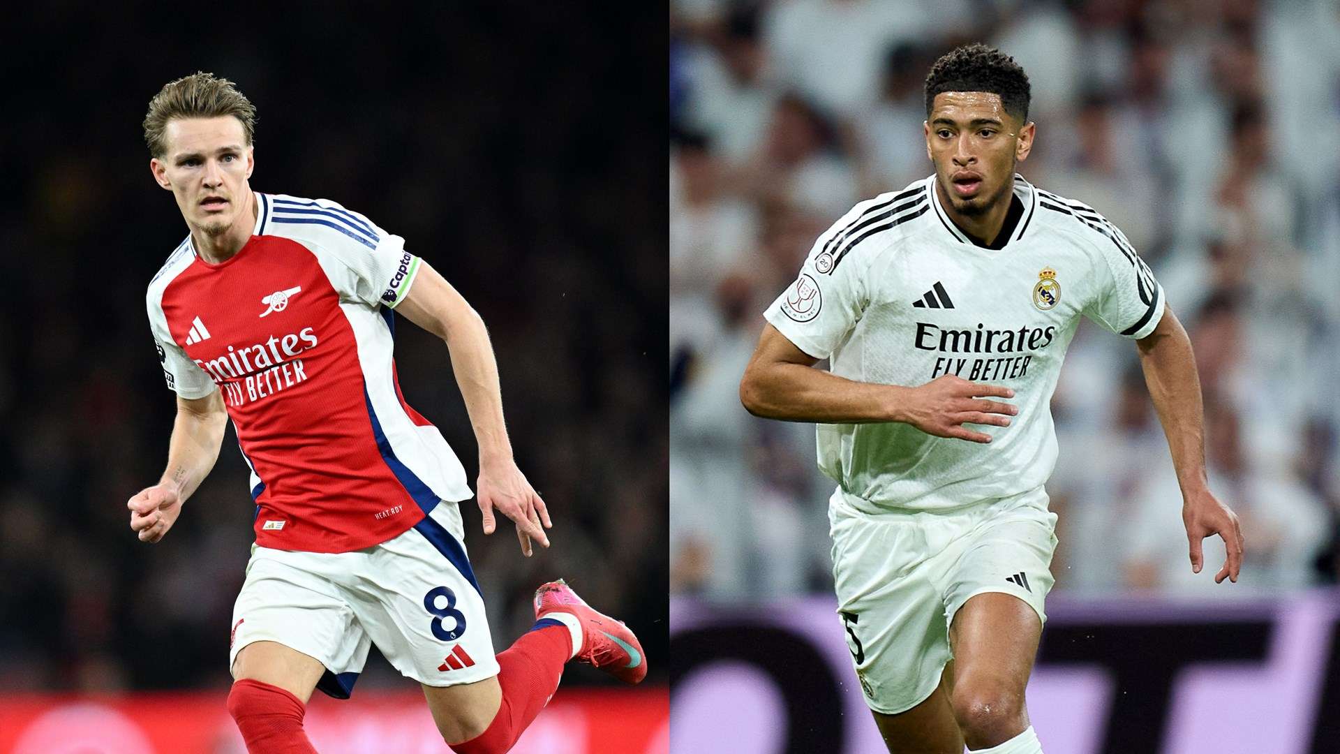 Odegaard Bellingham Arsenal Real Madrid