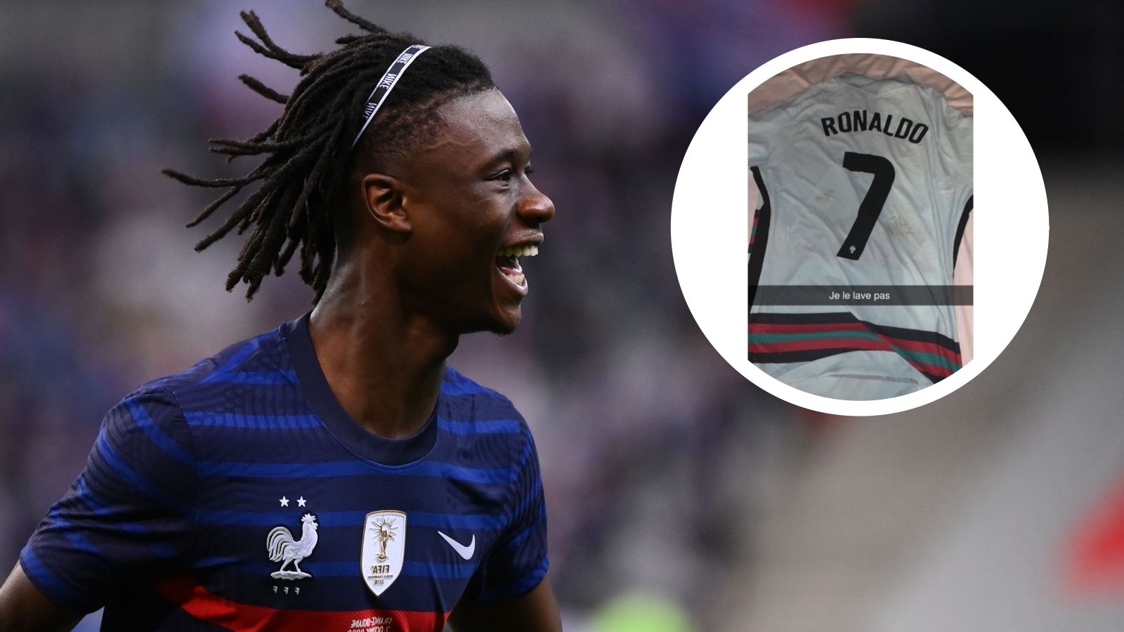 Camavinga got Ronaldo's jersey