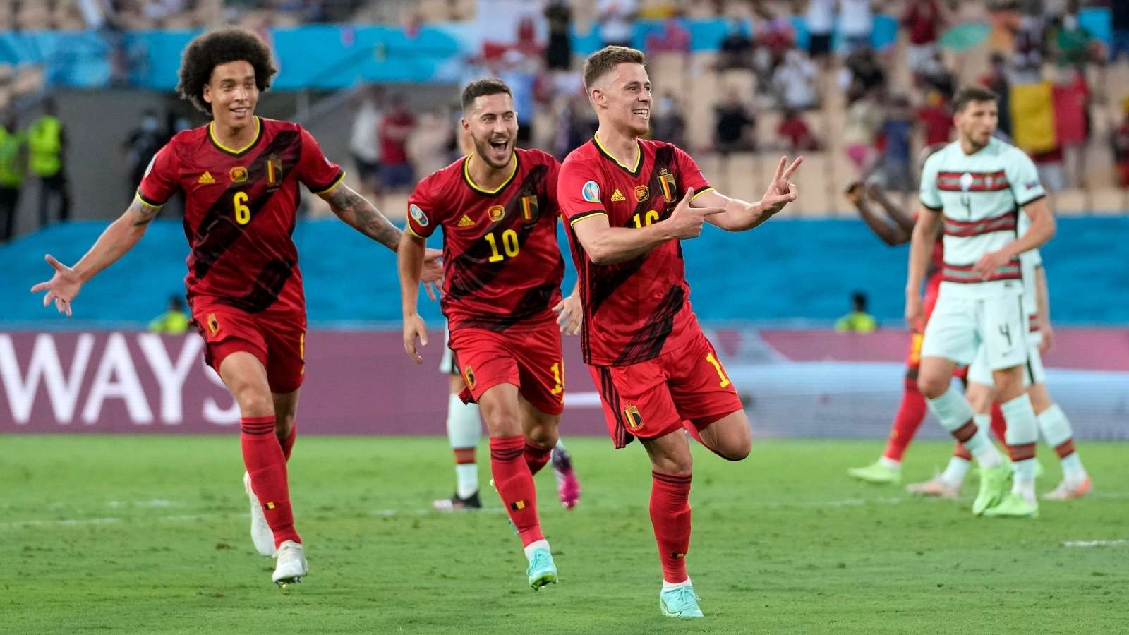 Thorgan Hazard Belgium Portugal Euro 2020