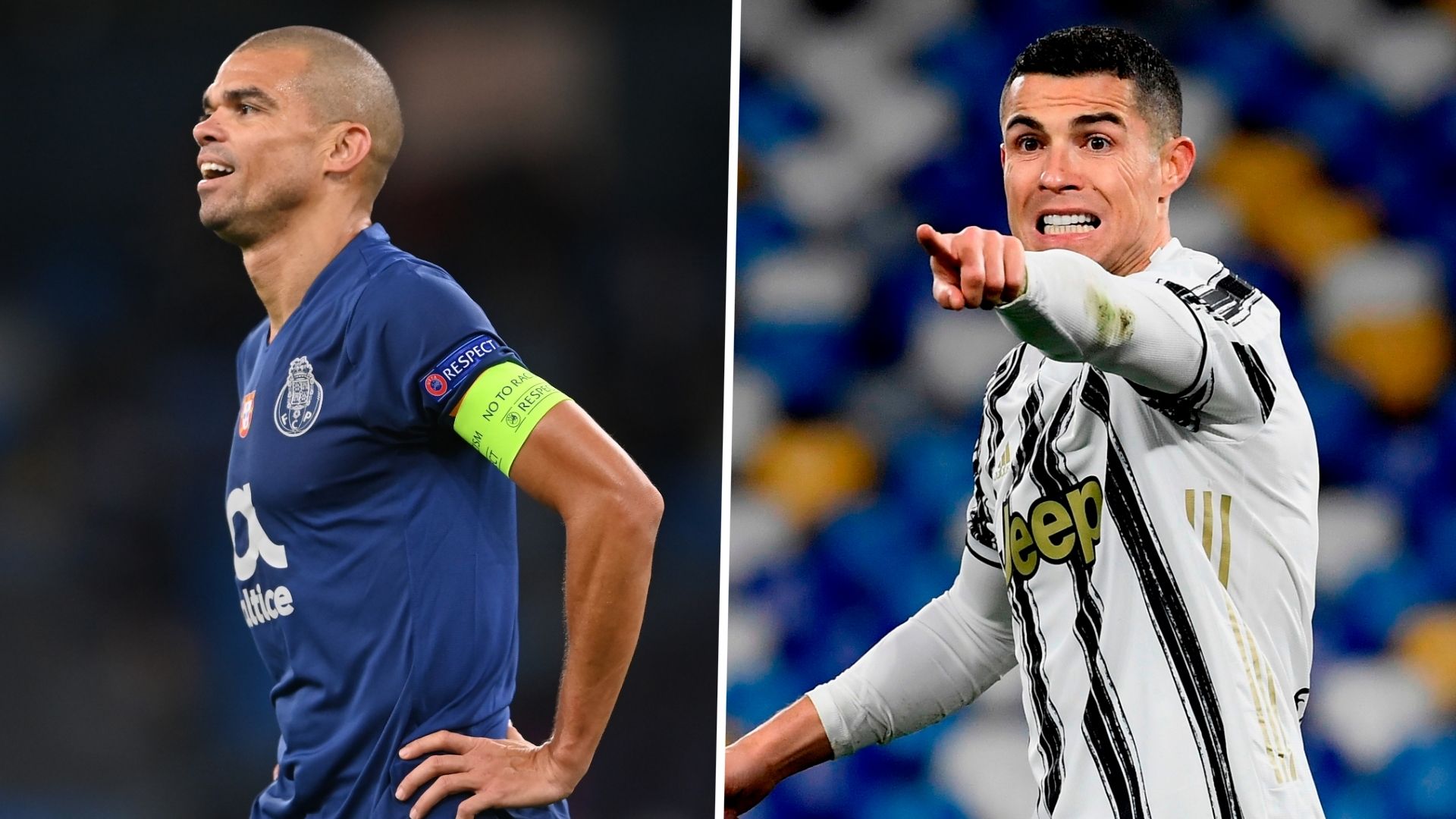 Pepe Cristiano Ronaldo Porto Juventus