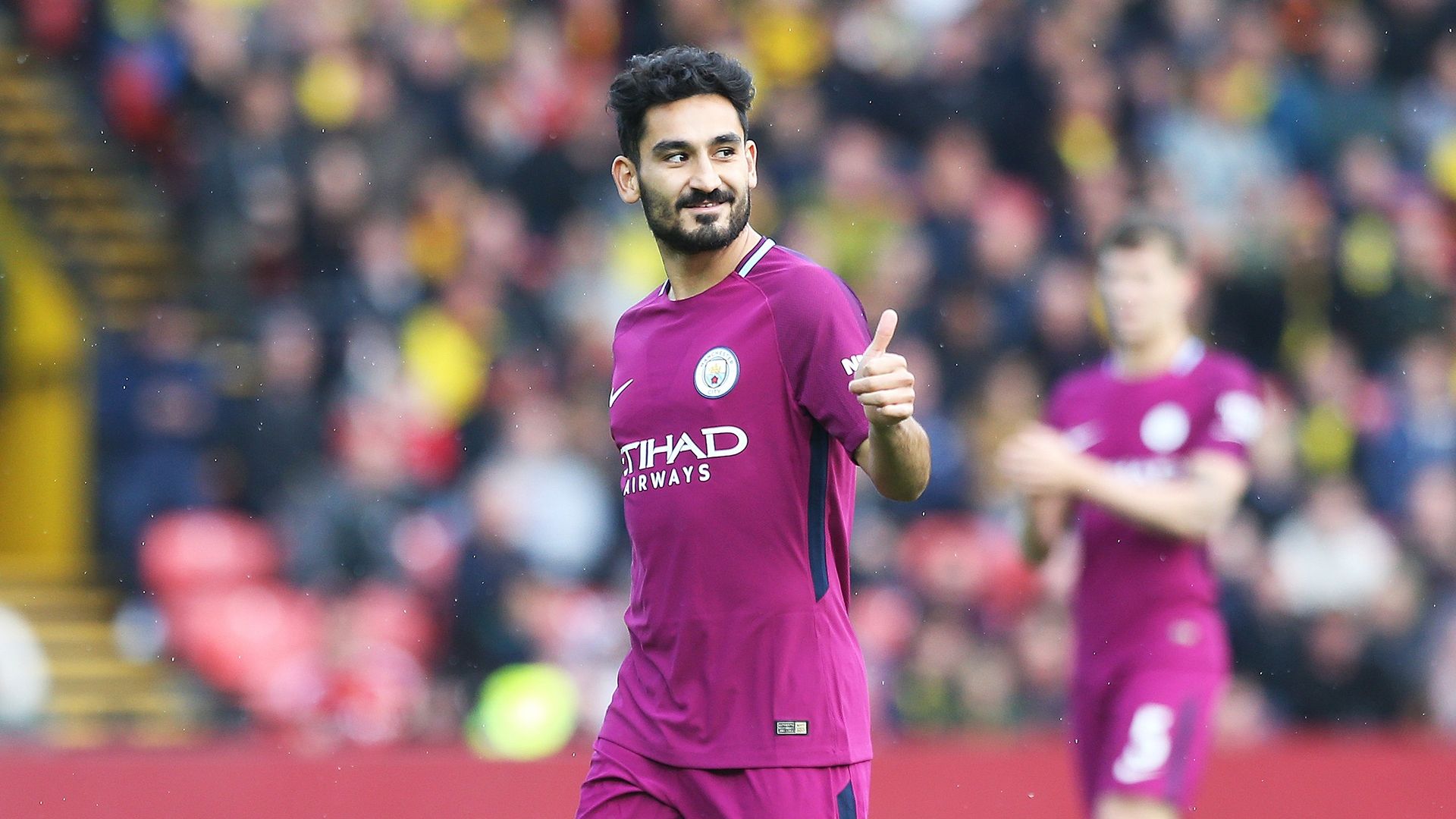 Ilkay Gundogan Man City Watford 2017-18