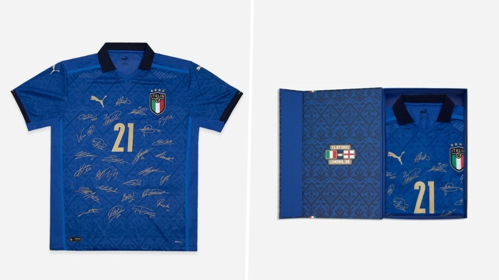 Maglia Italia Autografi