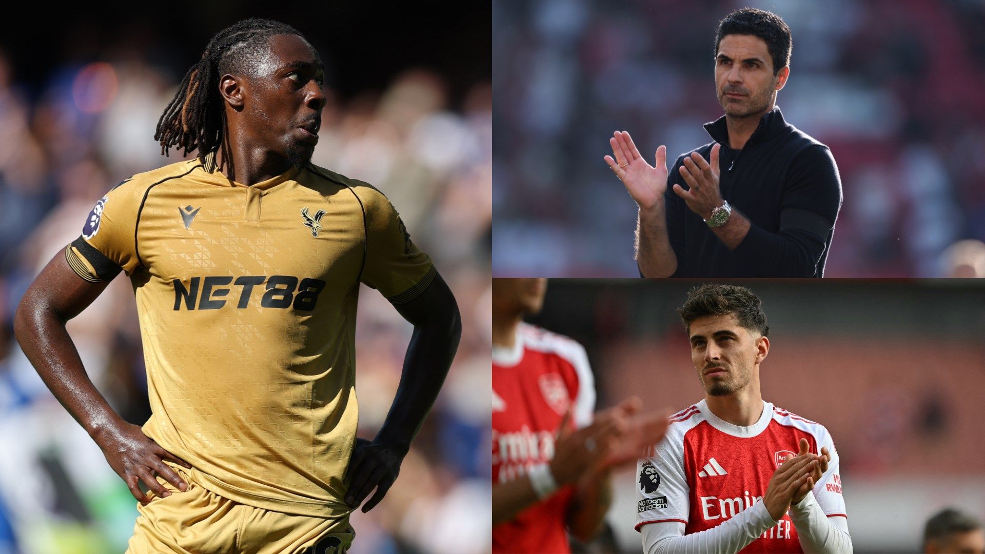 Eberechi Eze Mikel Arteta Kai Havertz Arsenal