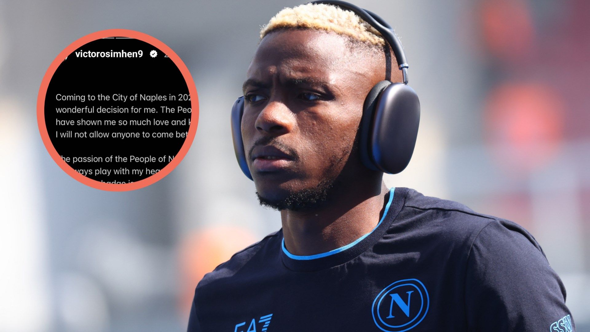 Osimhen Instagram Messaggio