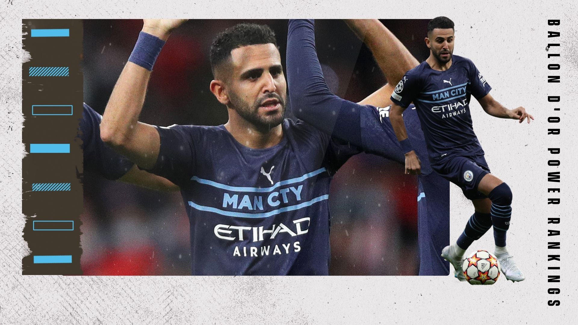 Riyad Mahrez Ballon d'Or Rankings GFX