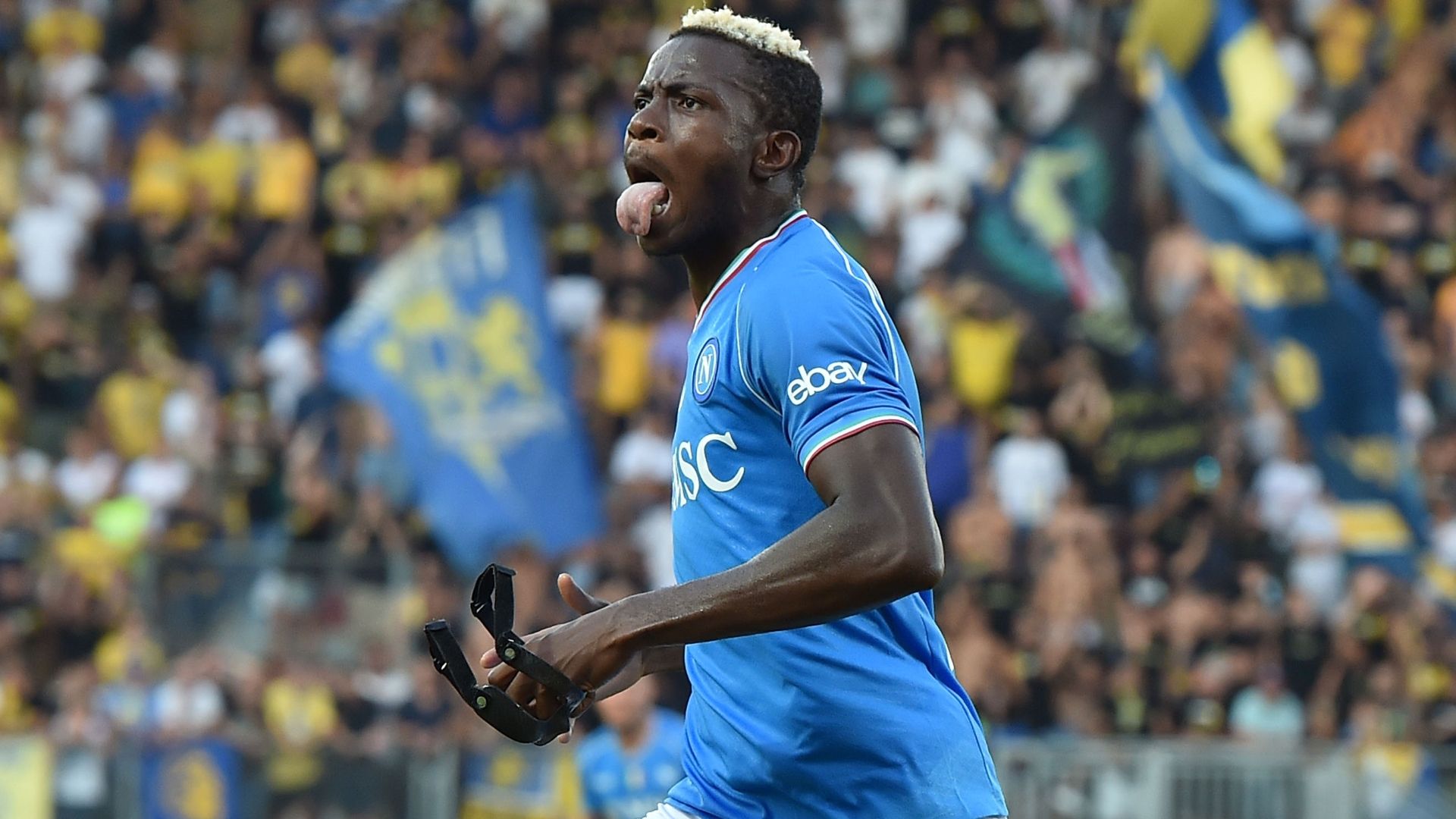 Osimhen Frosinone Napoli Serie A