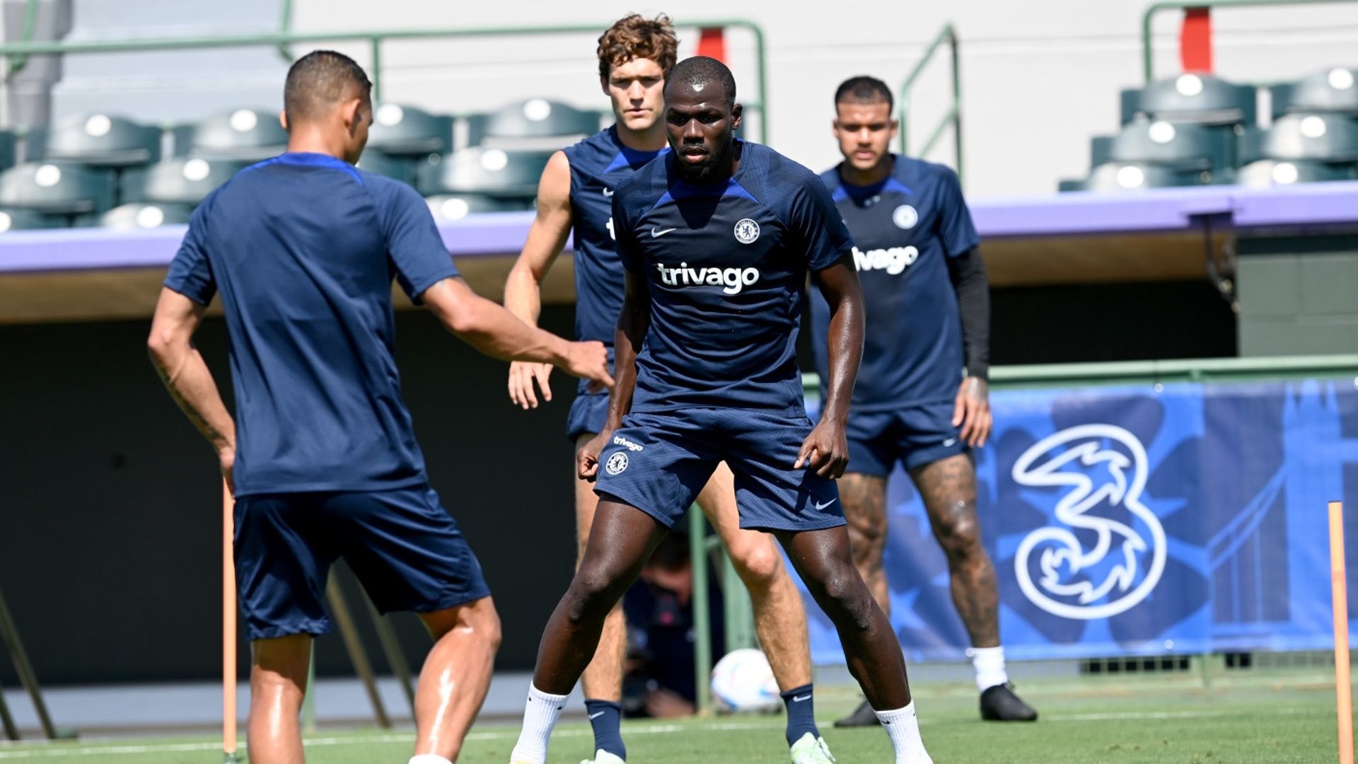 Kalidou Koulibaly - Chelsea training
