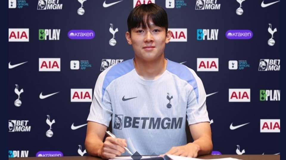 양민혁 토트넘 오피셜