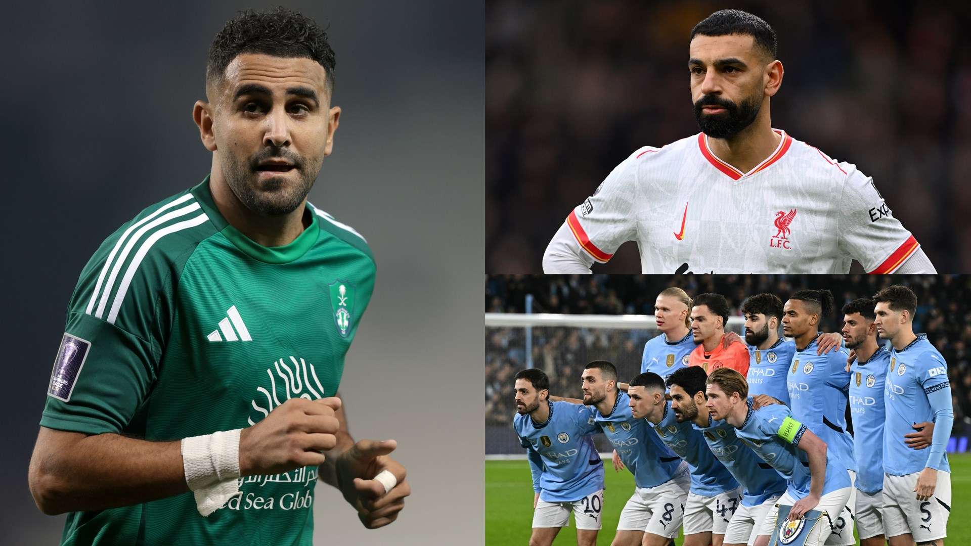 Riyad Mahrez - Mohamed Salah - Manchester City
