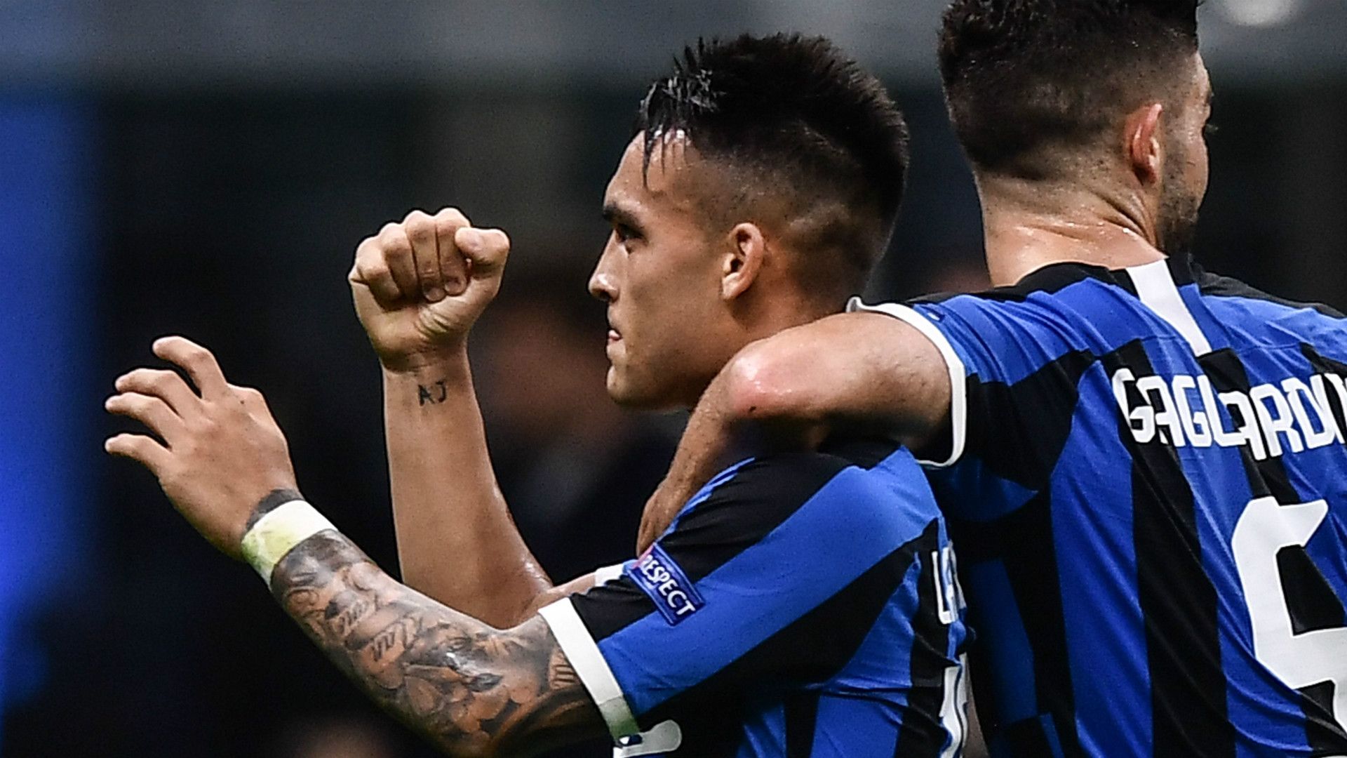 LAUTARO MARTINEZ INTER CHAMPIONS LEAGUE 23102019