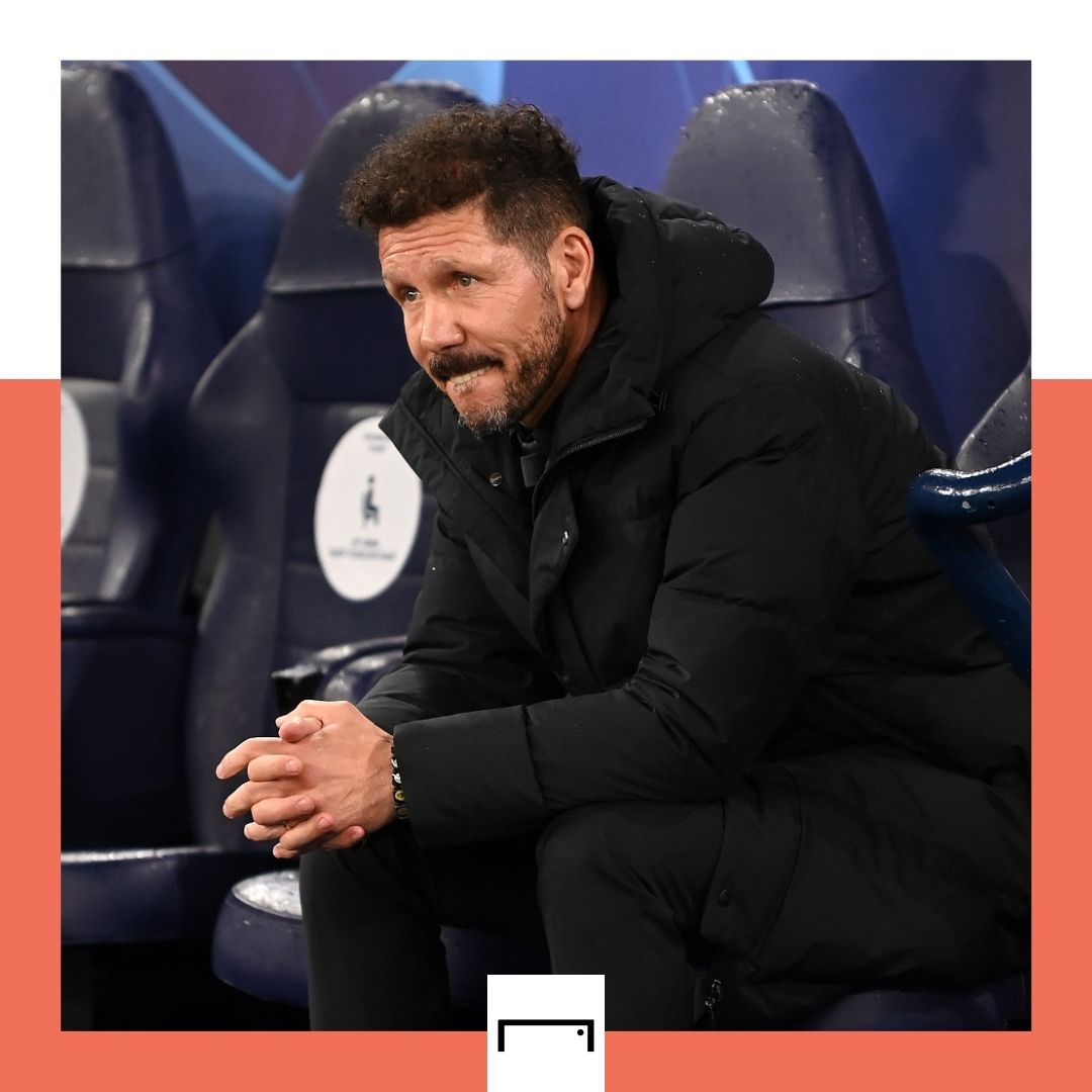 Diego Simeone Atletico Madrid Manchester City Champions League 2021-22 GFX