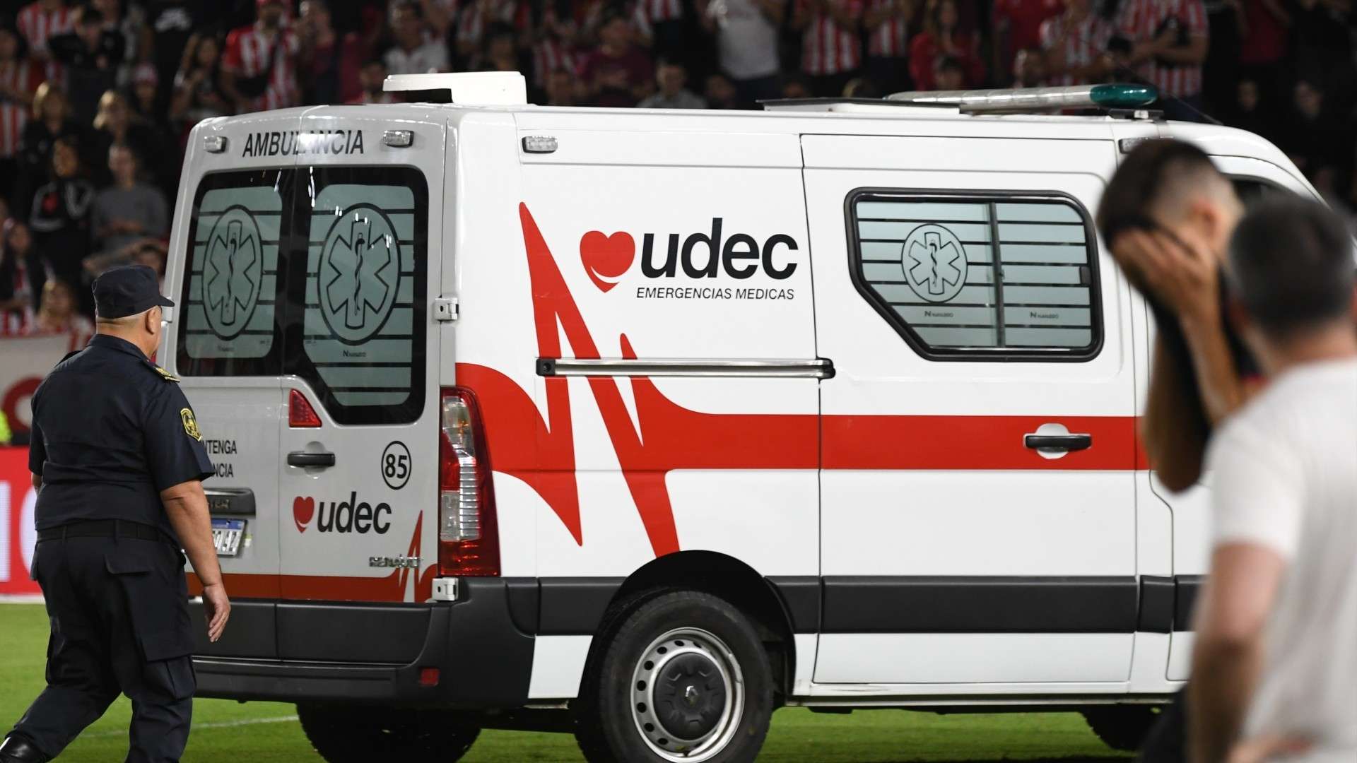 Ambulancia Estudiantes Boca Copa Liga Profesional 17032024