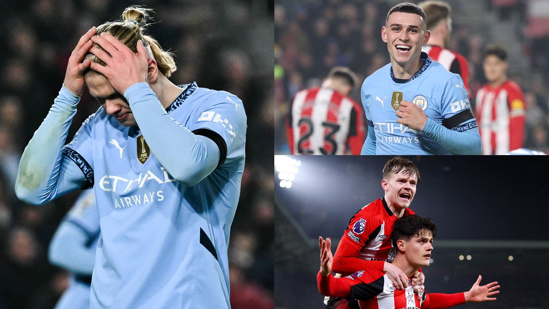 Man City Brentford ratings gfx