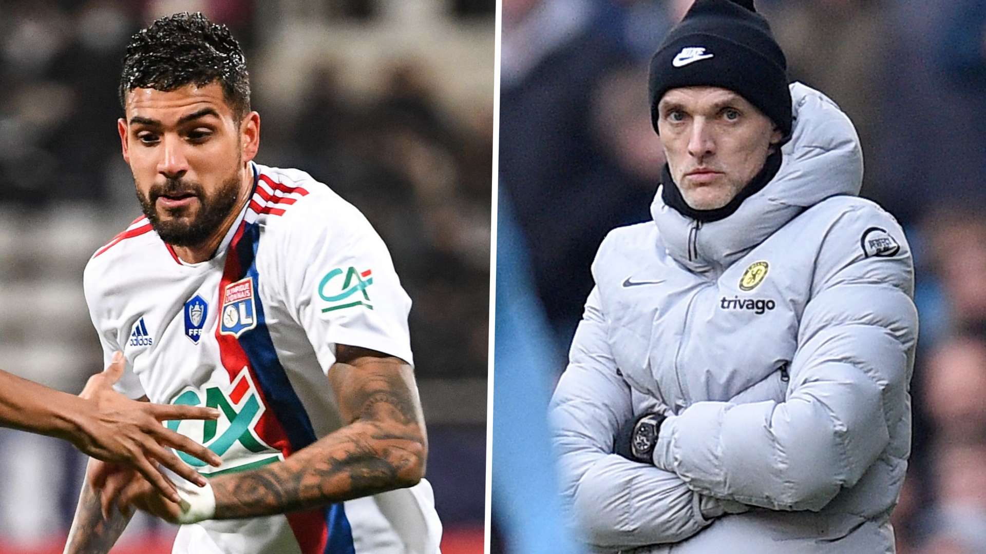 Emerson Palmieri and Thomas Tuchel