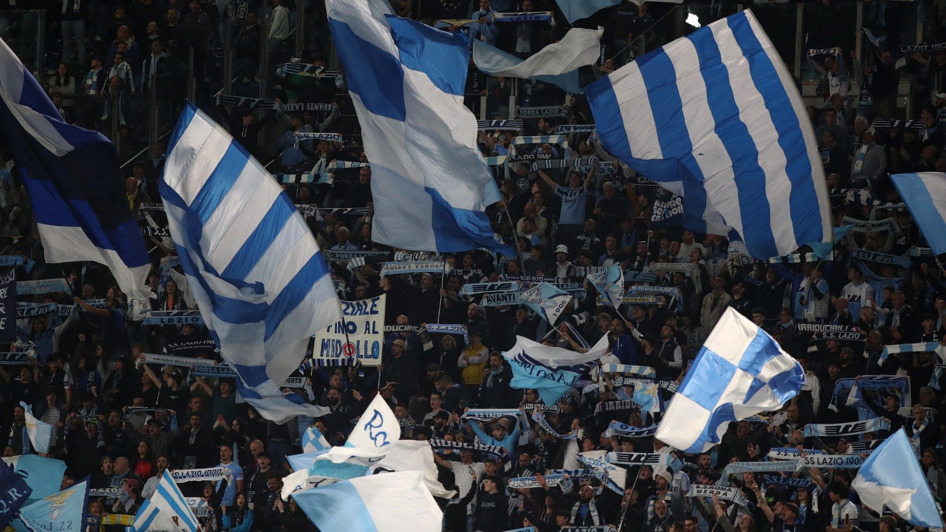Lazio fans