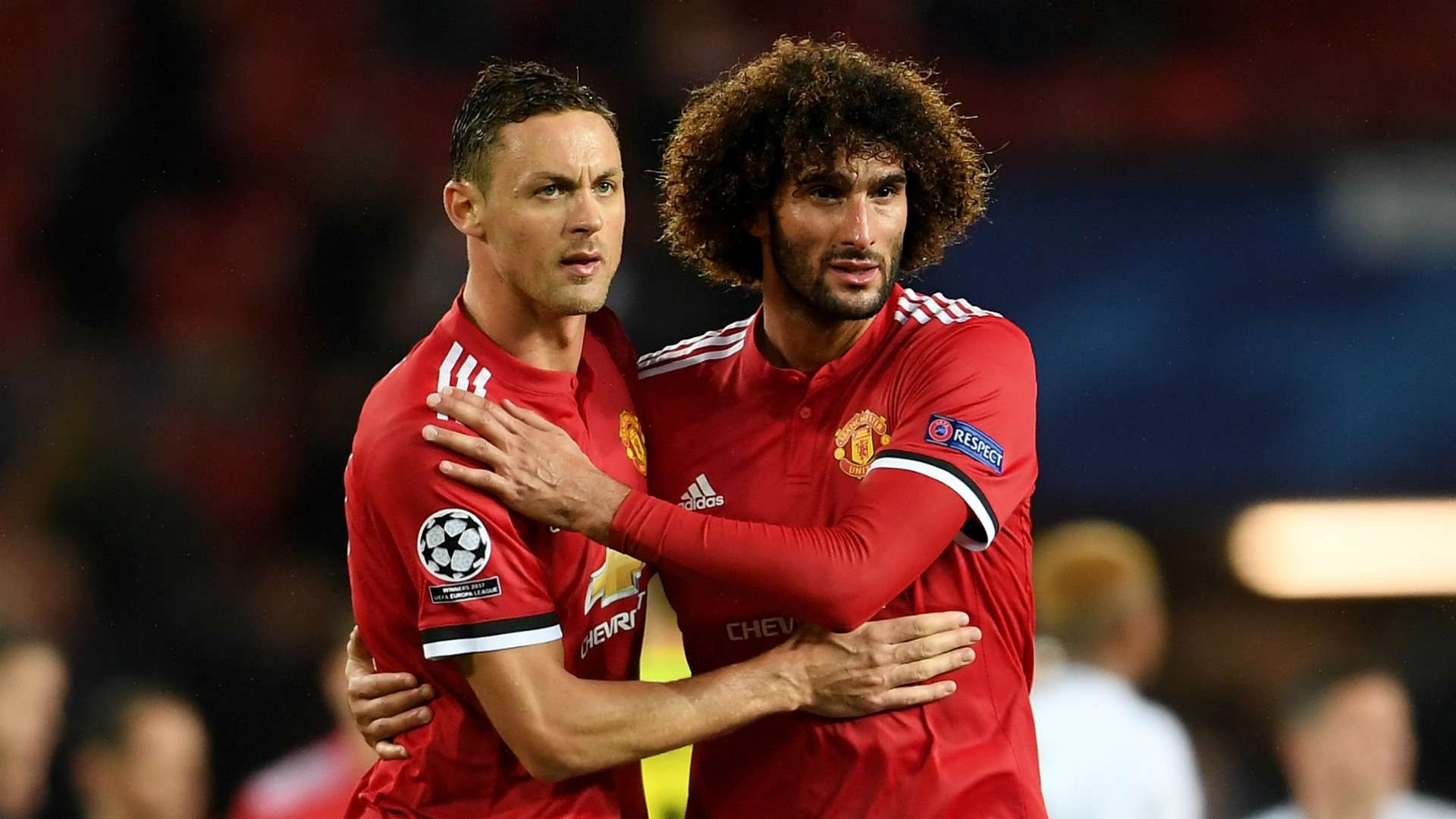 Nemanja Matic Marouane Fellaini Man Utd 2017