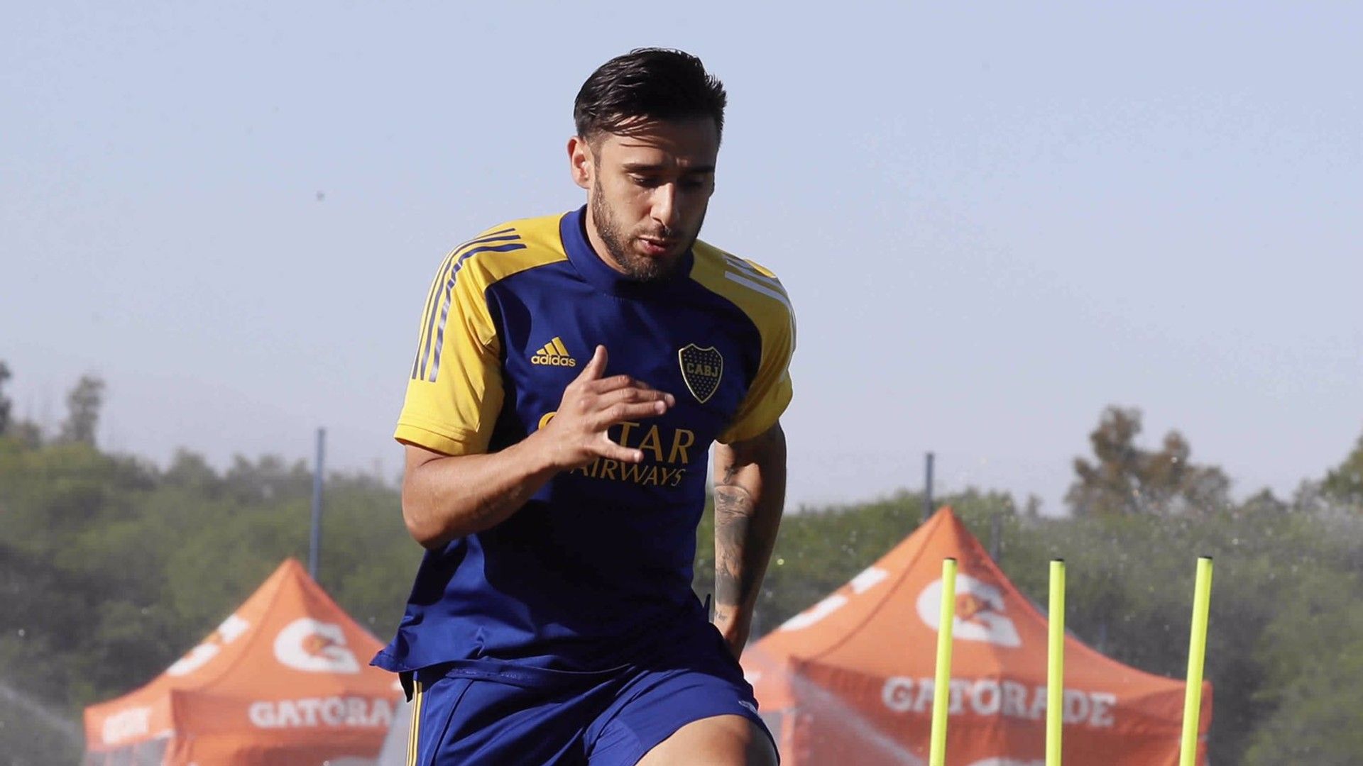 Eduardo Toto Salvio Boca Entrenamiento