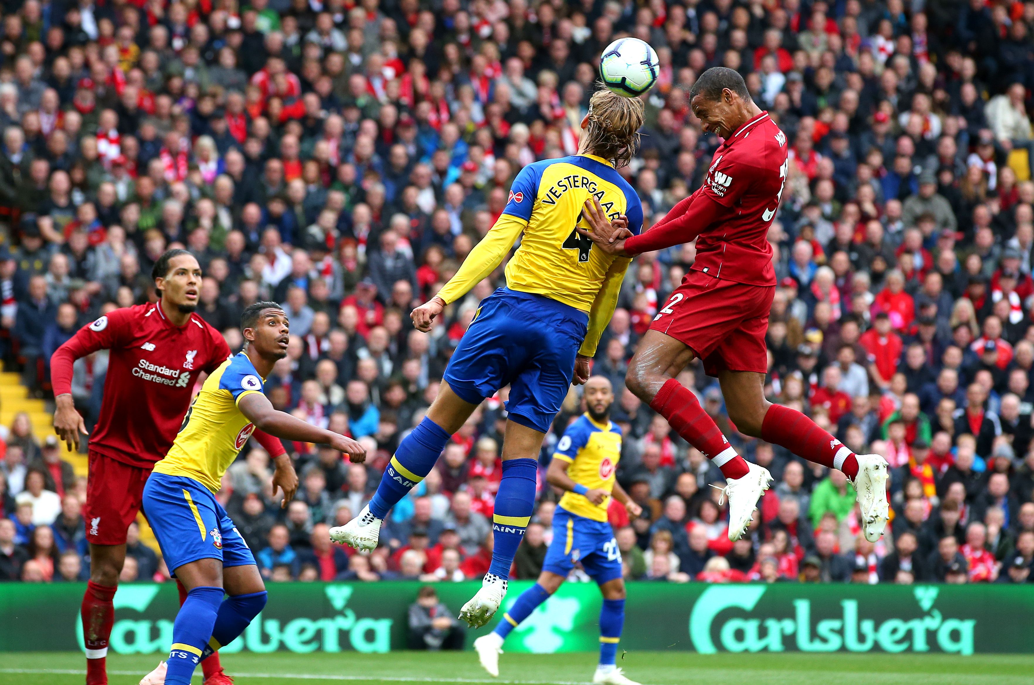 Joel Matip Goal Liverpool Southampton Premier League 2018/19 MD6