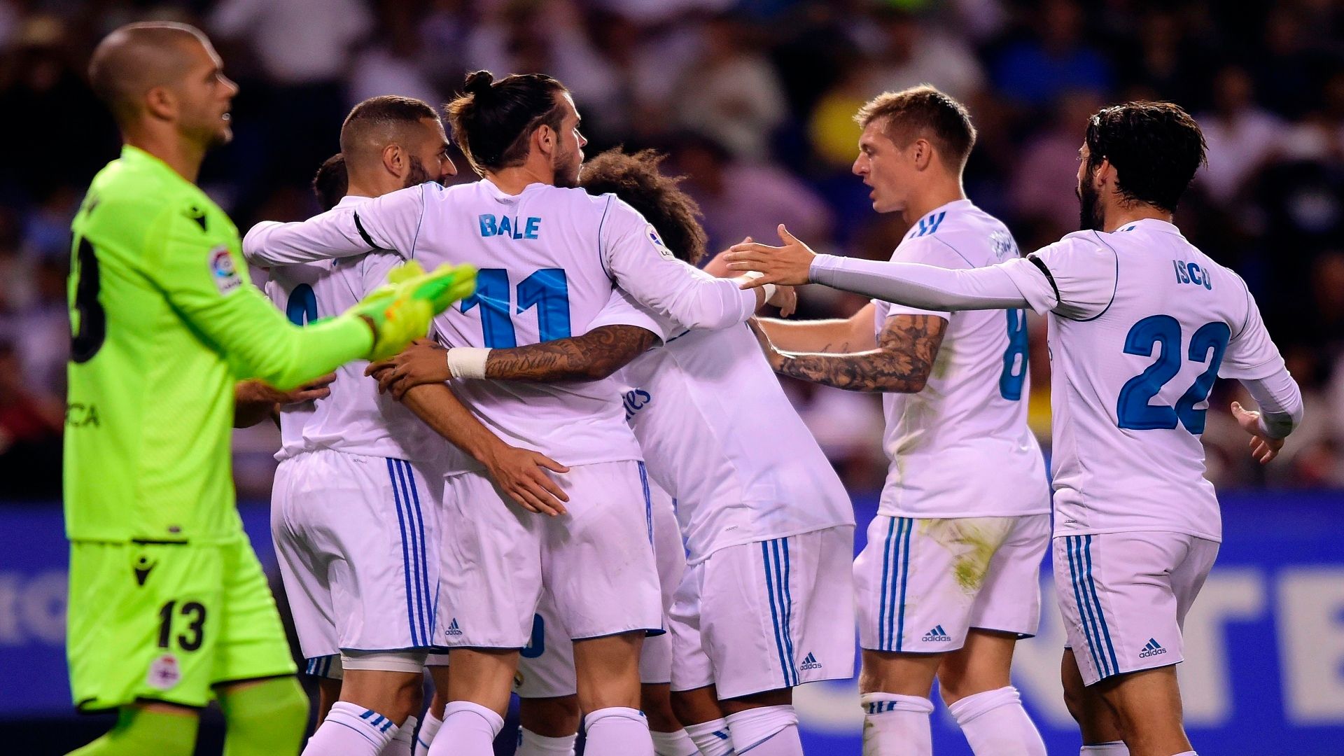 Real Madrid Vs deportivo la coruna
