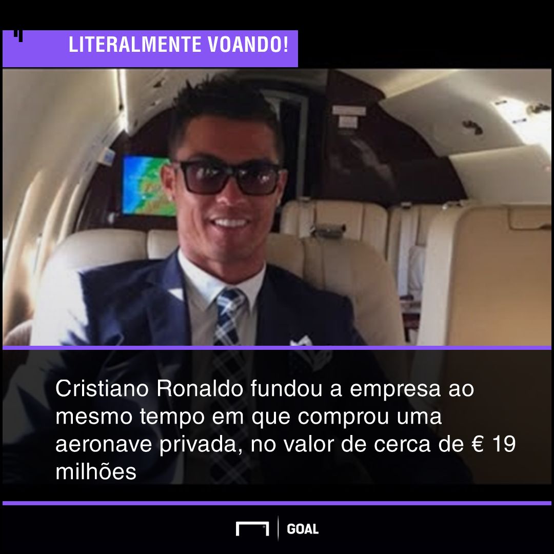 GFX Cristiano Ronaldo avião